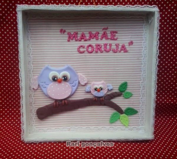 Quadro Mamãe Coruja